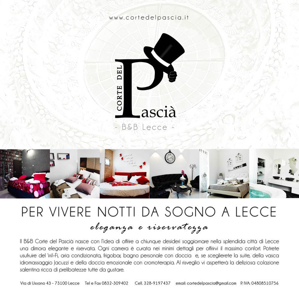 Corte Del Pascia Bed and Breakfast Lecce Exterior foto